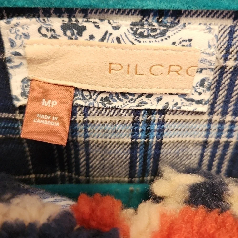 Anthropologie Pilcro Leopard Sherpa Duster Western Jacket, Size MP Oversized - Picture 4 of 12